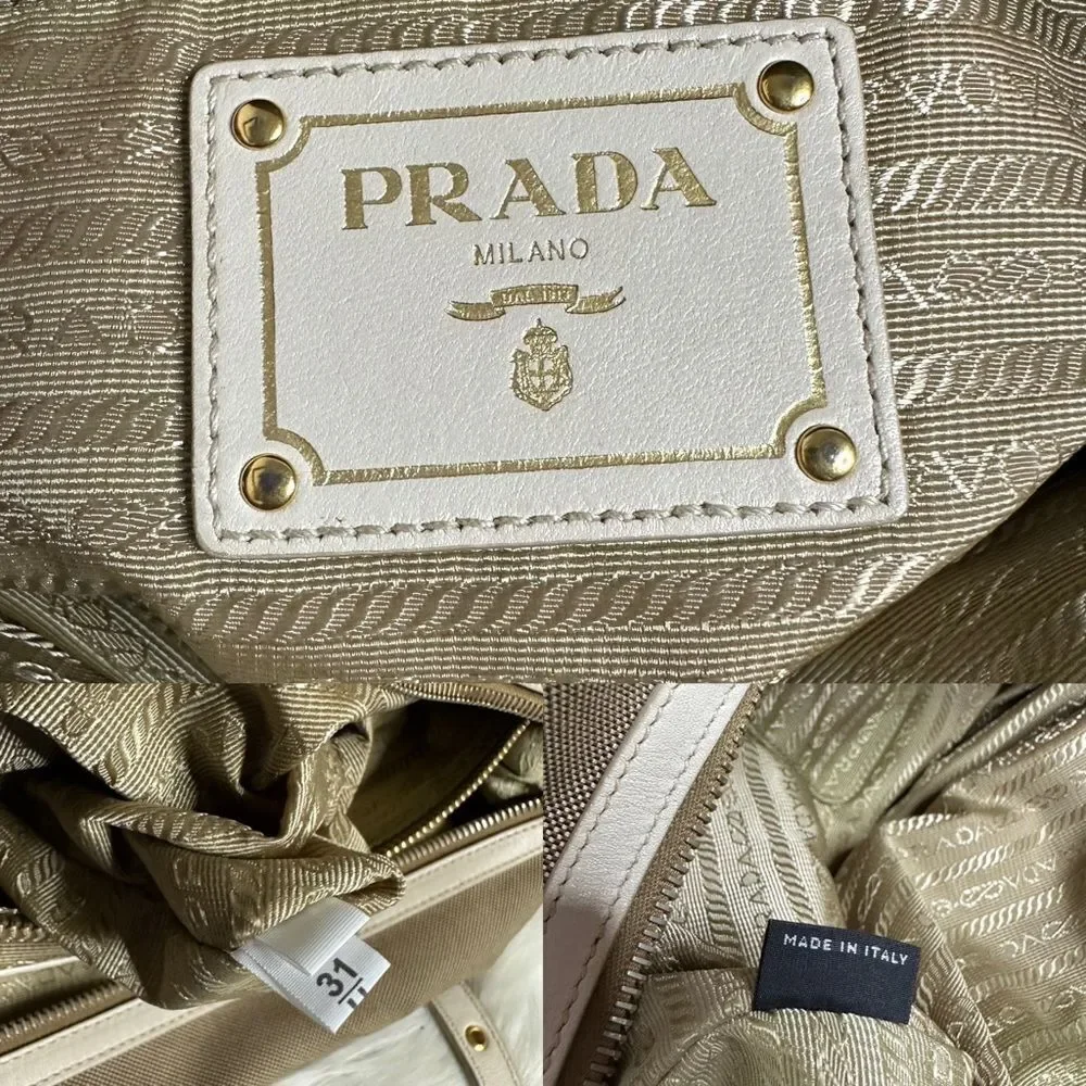 💯Authentic Prada Canapa Logo Handbag🍀